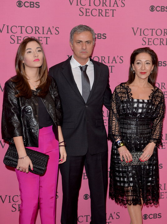 Jose Mourinho z żoną i córką
