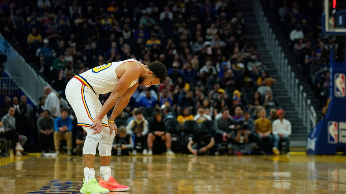 Stephen Curry z Golden State Warriors w Chase Center