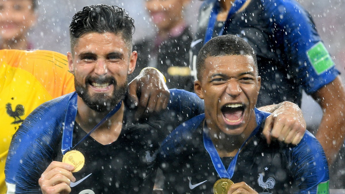 Oliver Giroud i Kylian Mbappe