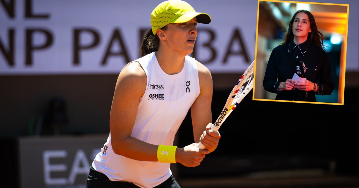 Z pełnym przekonaniem przewiduje, co za chwilę zrobi Iga Świątek