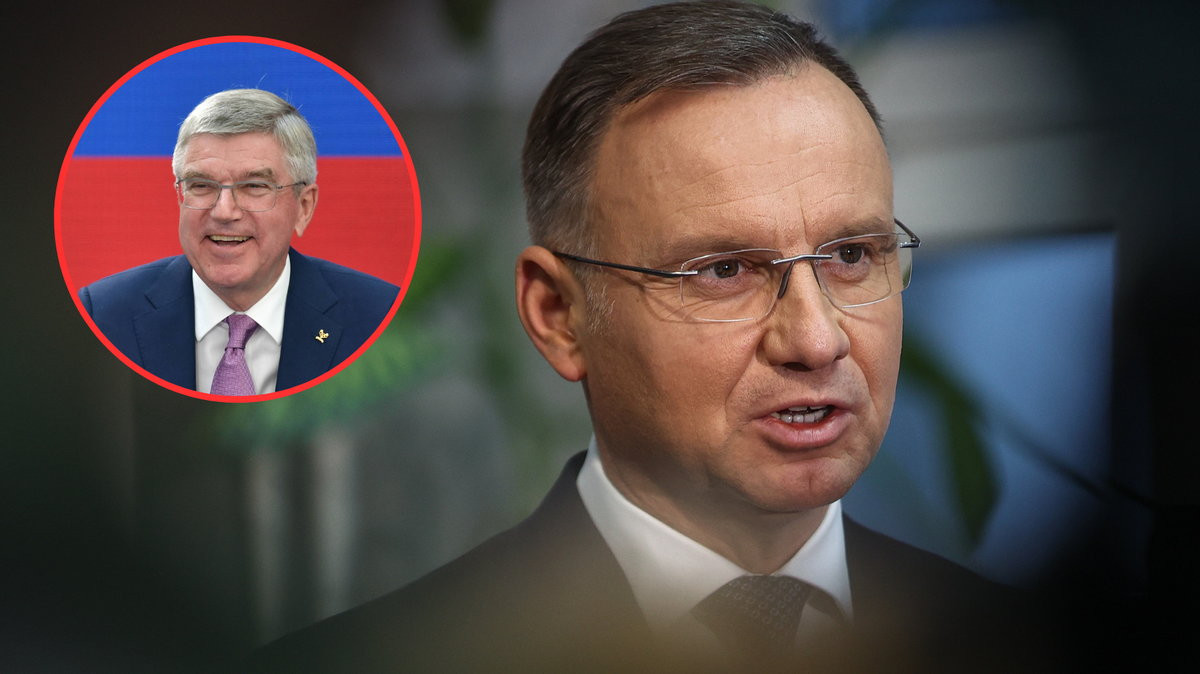 Andrzej Duda i Thomas Bach