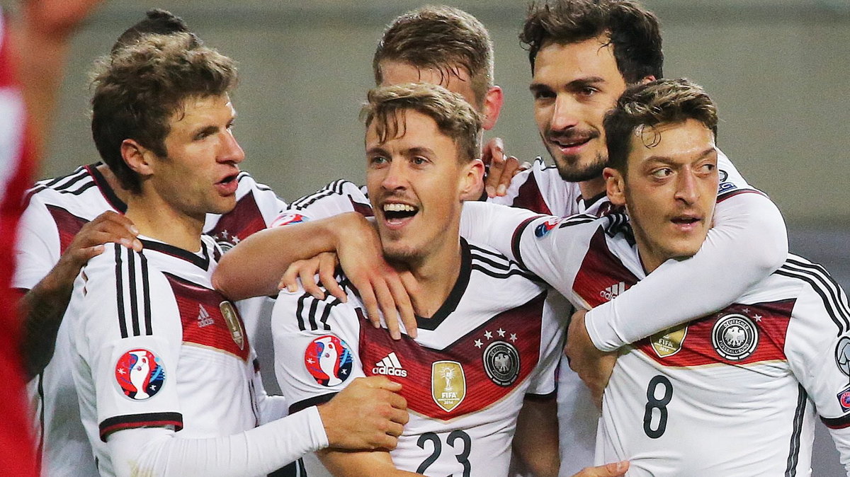 Radość niemieckich piłkarzy