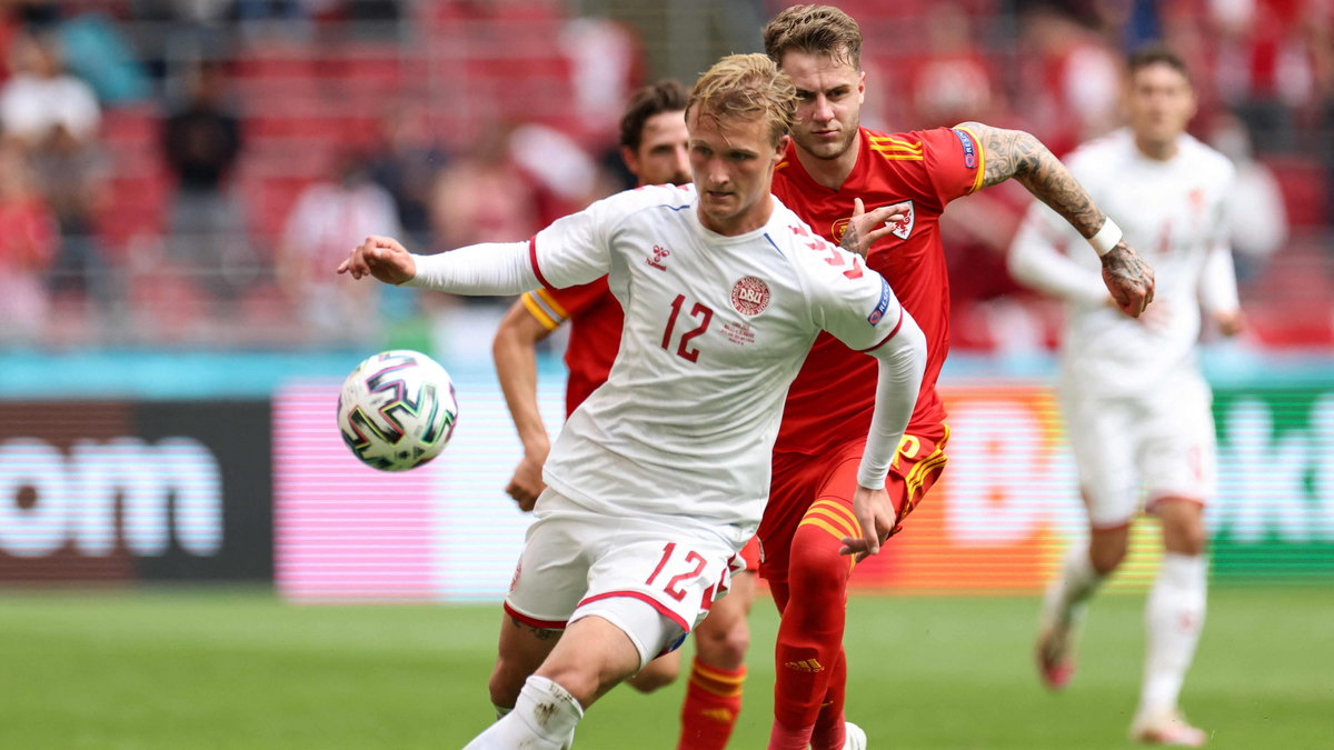 W EURO 2020 Kasper Dolberg rozegrał 99 minut - 29 z Rosją w ostatnim spotkaniu fazy grupowej i 70 z Walią w 1/8 finału.