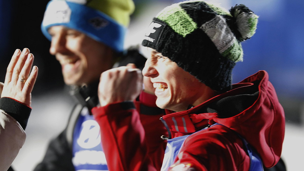 Piotr Żyła i Kamil Stoch