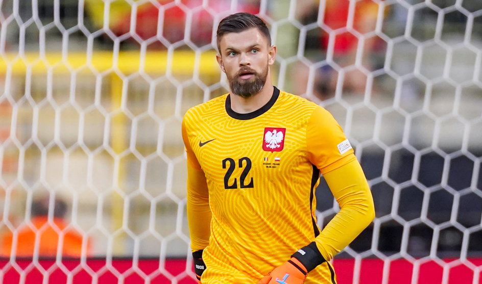 Bartłomiej Drągowski w wyjazdowym meczu reprezentacji Polski z Belgią