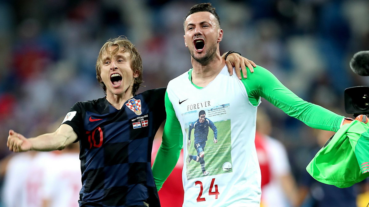 Luka Modrić i Danijel Subasić