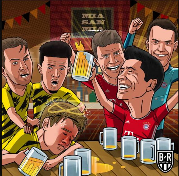 Mem po meczu Bayern Monachium - Borussia Dortmund