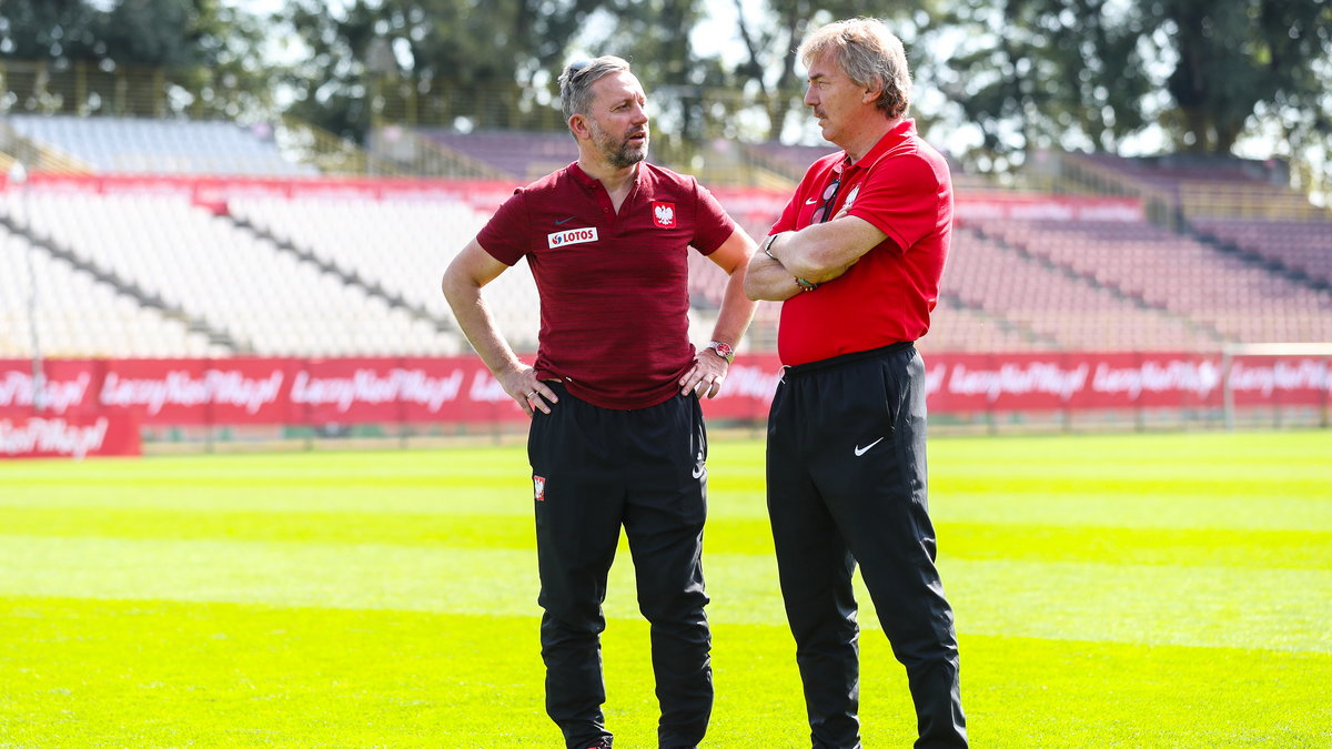 Jerzy Brzęczek i Zbigniew Boniek