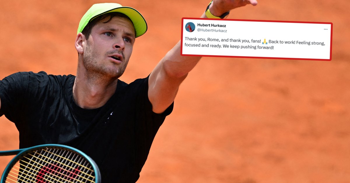 Hubert Hurkacz reaguje po porażce. Cztery zdania