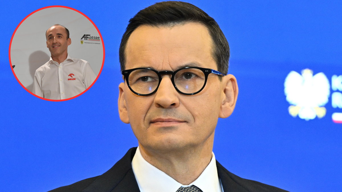 Mateusz Morawiecki i Robert Kubica