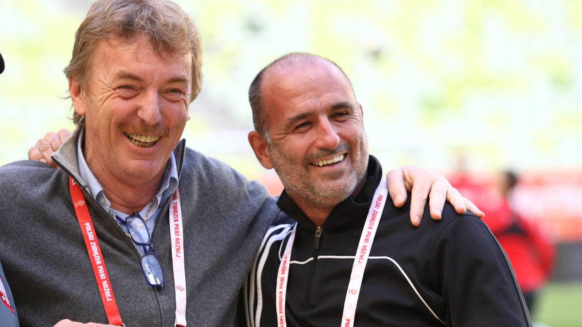 Zbigniew Boniek i Michał Probierz