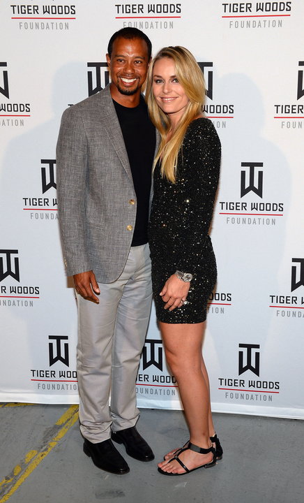 Lindsey Vonn i Tiger Woods