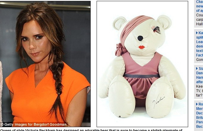 Victoria Beckham zaprojektowała misia