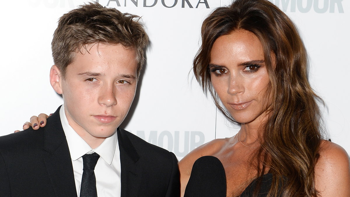 Victoria Beckham z synem Brooklynem