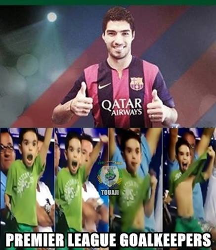 Luis Suarez w FC Barcelona - memy