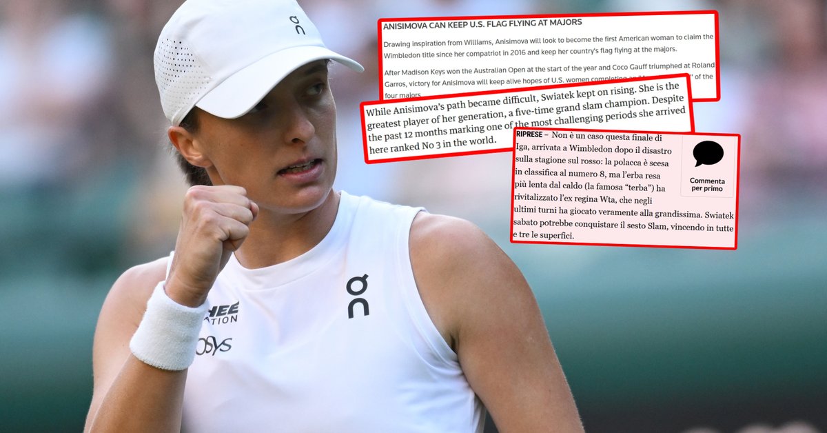 Cały świat pisze o finale Wimbledonu Igi Świątek. Tak została nazwana