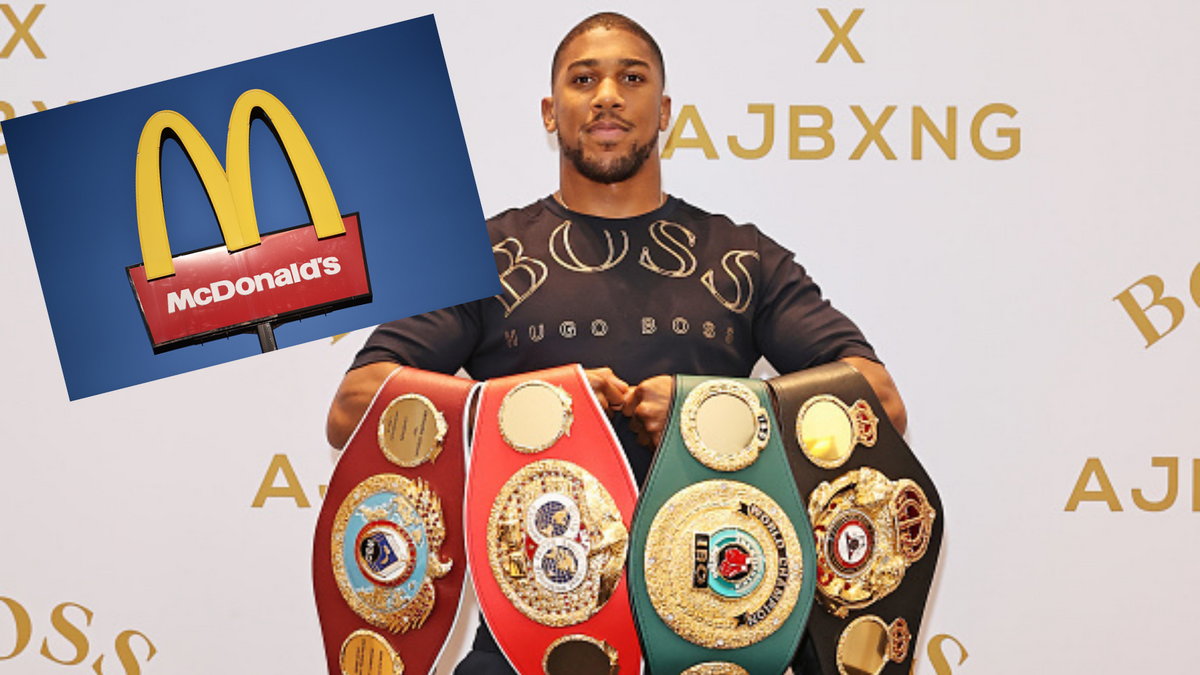 Anthony Joshua poprosił pracownika restauracji McDonald's o darmowego hamburgera