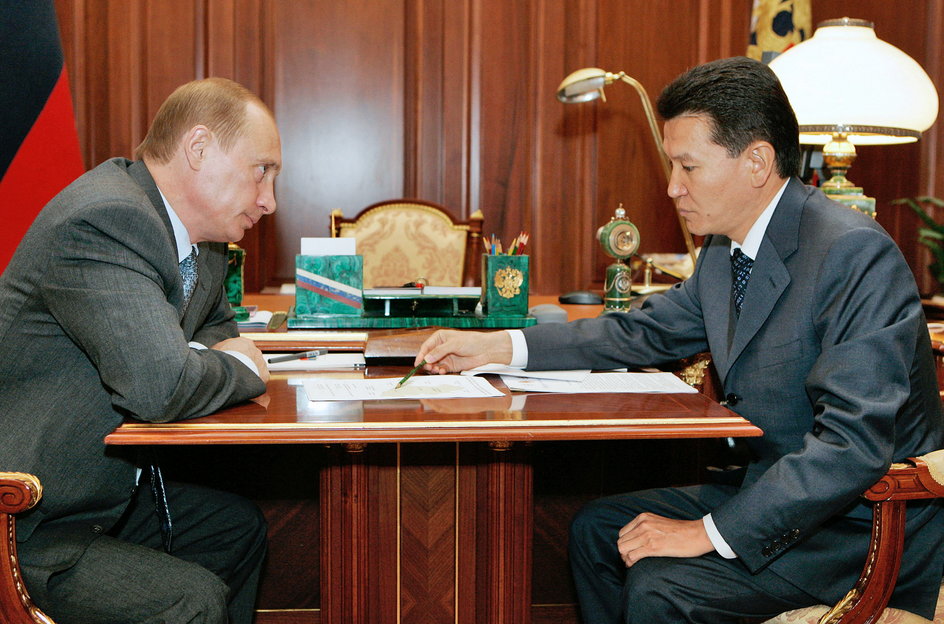 Władimir Putin i Kirsan Ilumżynow