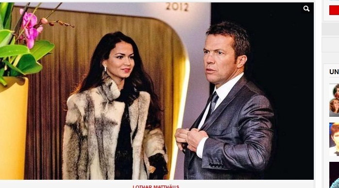 Lothar Matthaeus z nową dziewczyną