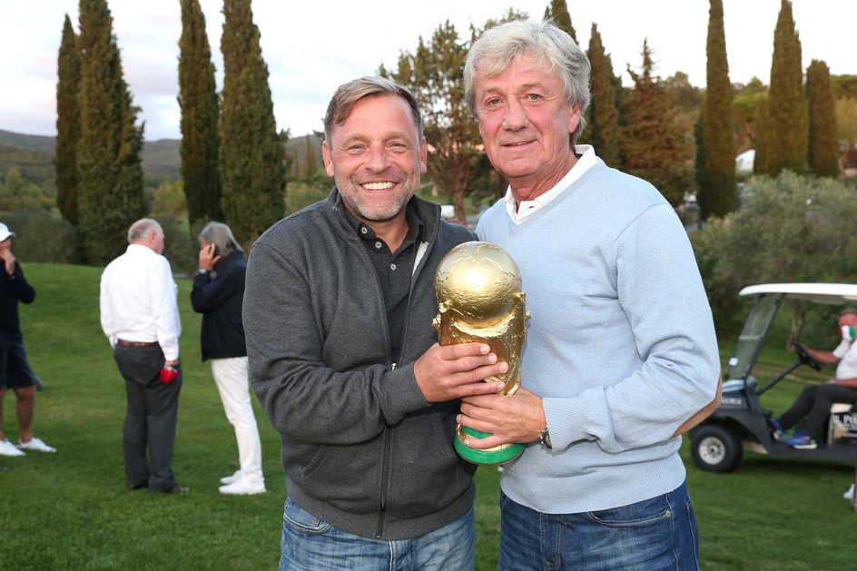 Thomas Haessler e Frank Mill (a destra)