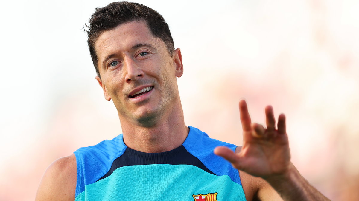 Robert Lewandowski nie grał w sparingu z Interem Miami, ale już pojawił się z drużyną na murawie