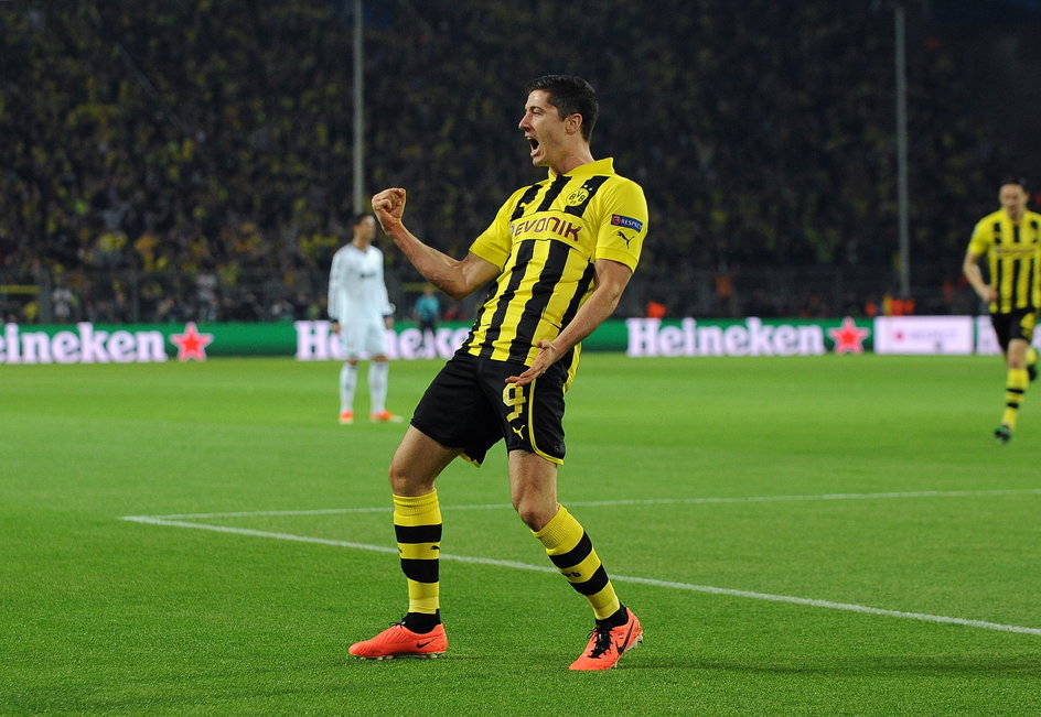 Robert Lewandowski w barwach Borussii Dortmund