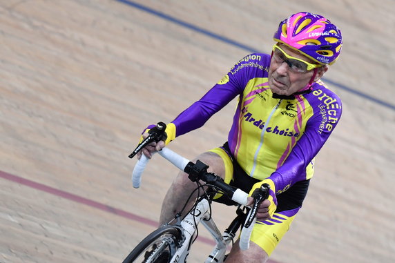 CYCLING-FRA-TRACK-WORLD-RECORD-CENTENARIAN