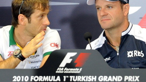 Jarno Trulli (L)