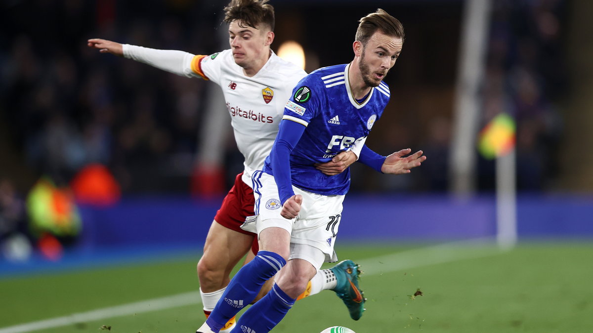 Nicola Zalewski, James Maddison, AS Roma - Leicester City