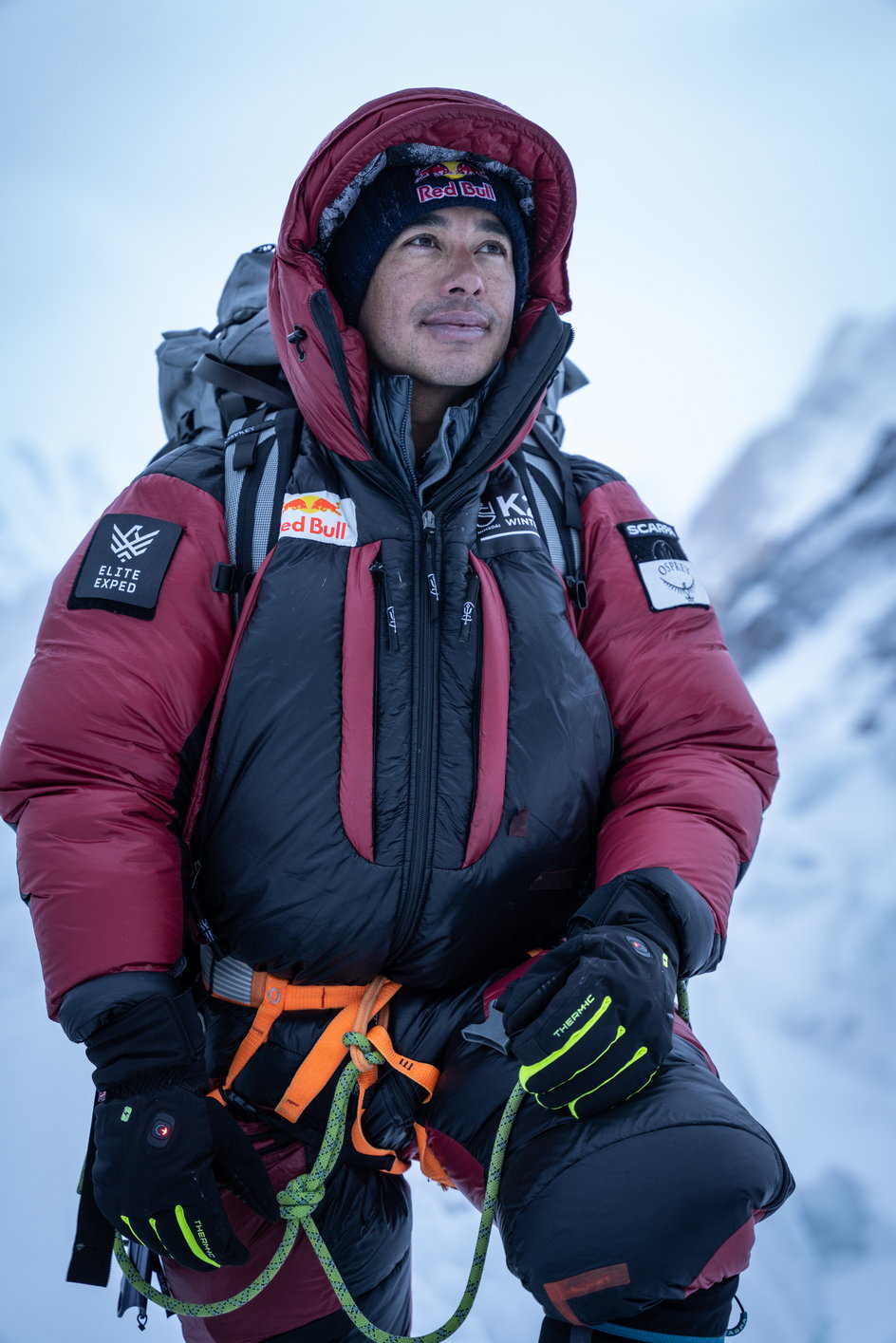 Nirmal Purja podczas zimowej wyprawy na K2