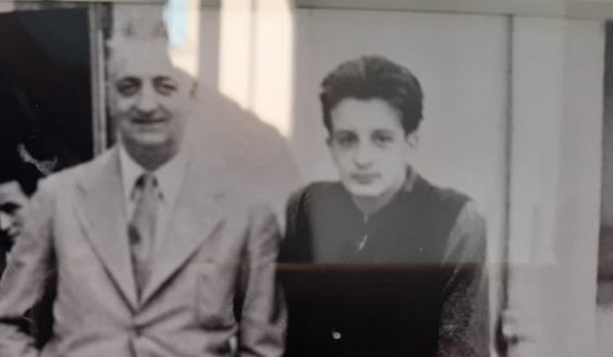Enzo Ferrari z synem Dino