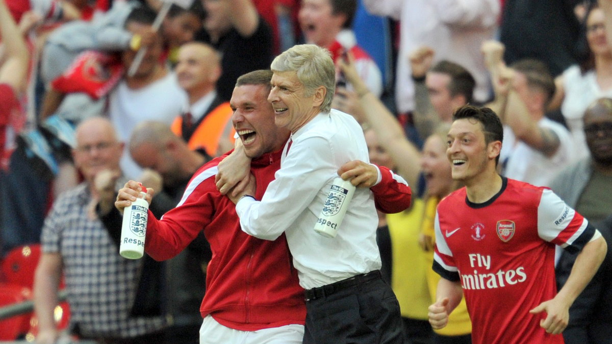 Lukas Podolski i Arsene Wenger