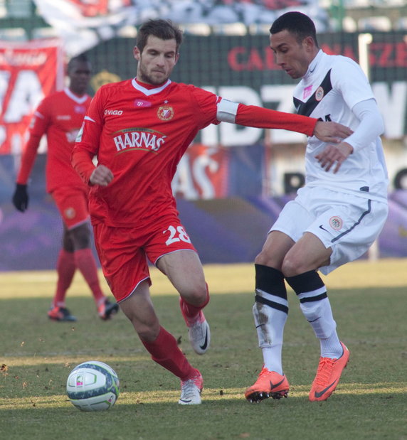 PIŁKARSKA EKSTRAKLASA WIDZEW KOTRA ZAGŁĘBIE LUBIN