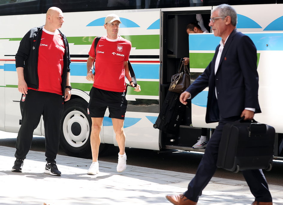 Robert Lewandowski i Fernando Santos