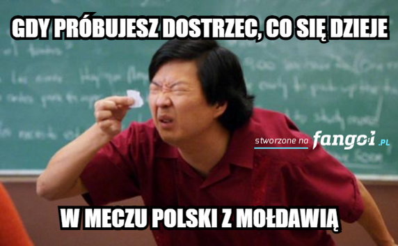 Memy po meczu Mołdawia — Polska