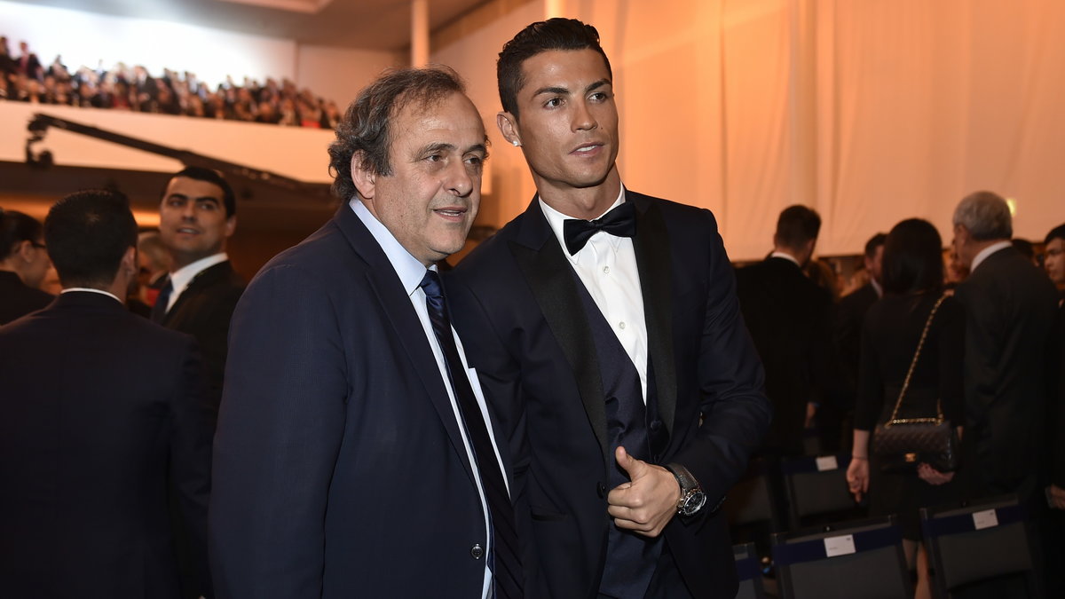 Michel Platini i Cristiano Ronaldo