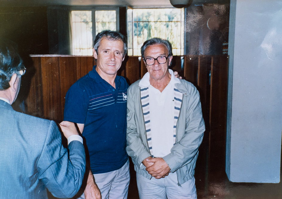 Stefan Żywotko z ojcem Michela Platiniego – Aldo