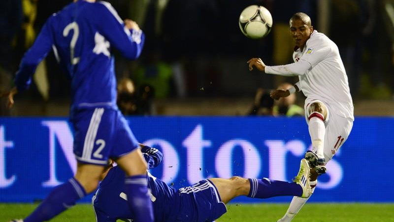 Ashley Young w meczu Anglia - San Marino 