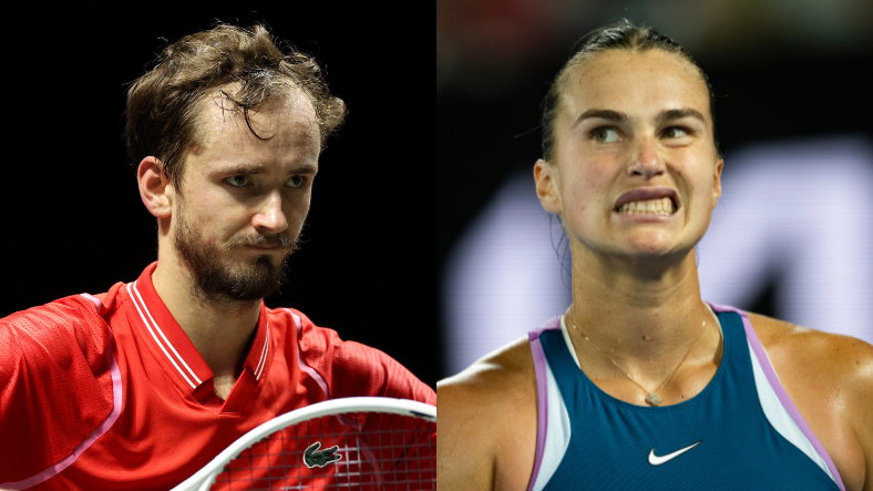 Daniił Miedwiediew i Aryna Sabalenka