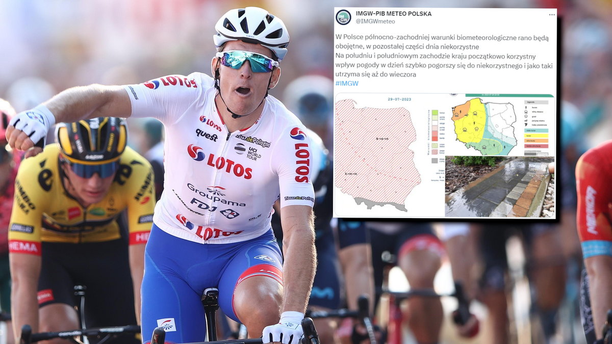 Pogoda może storpedować 1. etap Tour de Pologne!