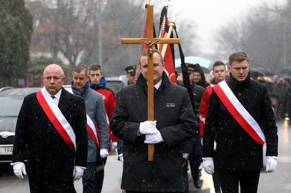 WARSZAWA POGRZEB JANUSZA WÓJCIKA (Wojciech Kowalczyk Andrzej Juskowiak)