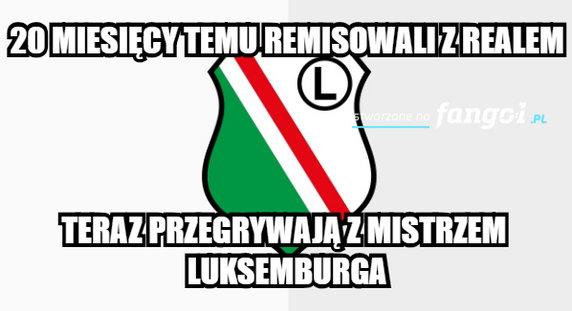 Memy po meczu Legia Warszawa - F91 Dudelange