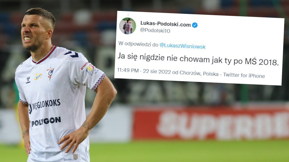 Lukas Podolski. Tweet z konta Lukas-Podolski.com