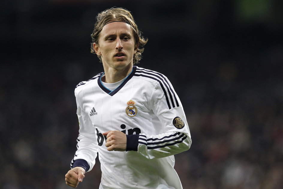 Luka Modrić w 2013 r.