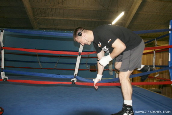 Tomasz Adamek, trening przed walką z Kevinem McBridem