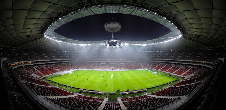 Stadion Narodowy przed inauguracyjnym meczem z Portugalią w 2012 r.