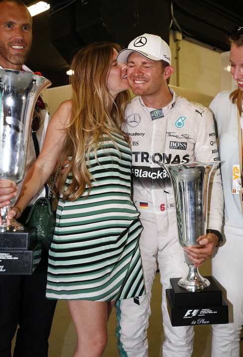 Nico Rosberg z żoną Vivian