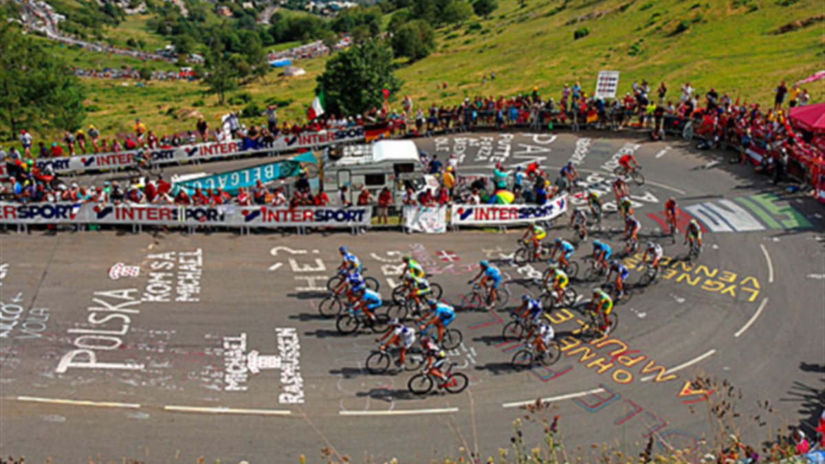 Alpe d’Huez na trasie Tour de France 2018