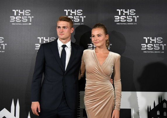 Matthijs de Ligt z dziewczyną Annekee Molenaar