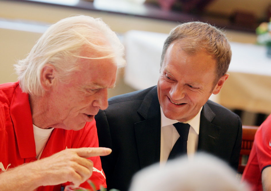 Leo Beenhakker i Donald Tusk